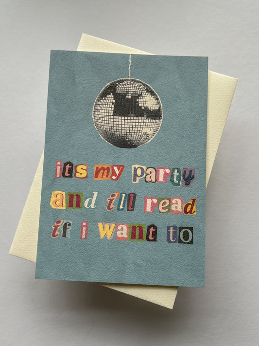 Kort It's My Party And I'll Read