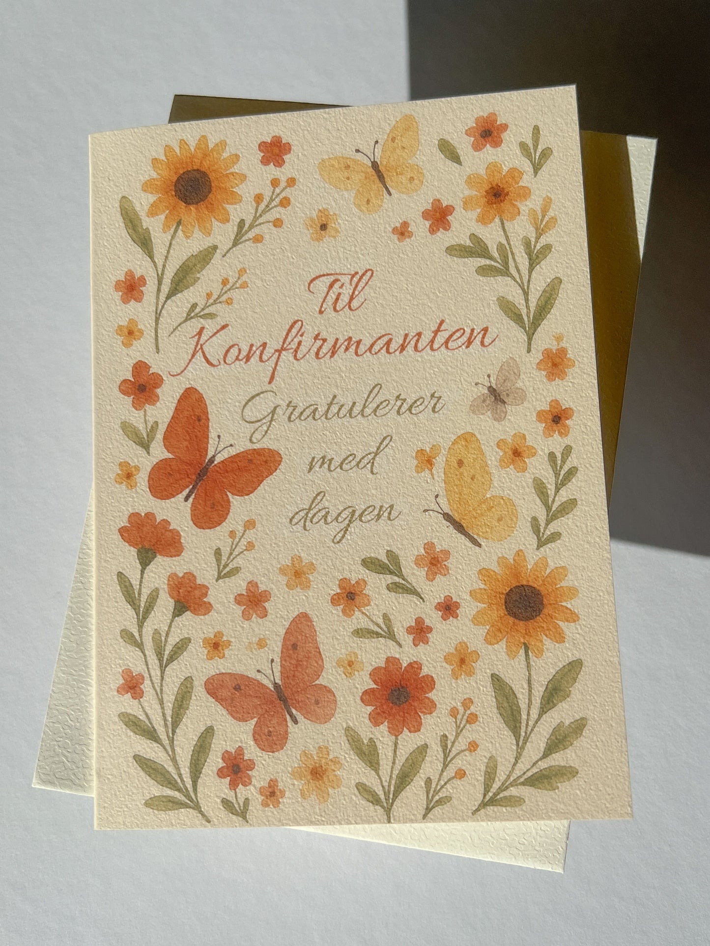 Kort Kaia konfirmasjon