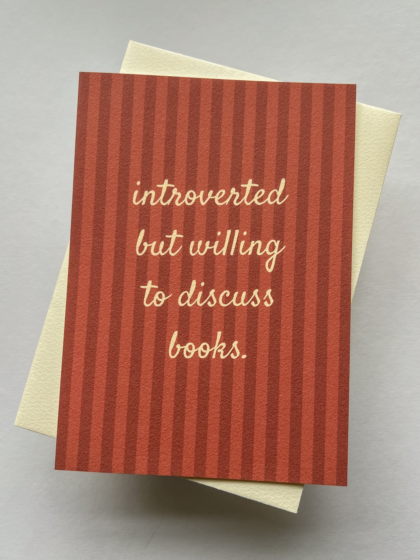 Kort Introverted Book Lover