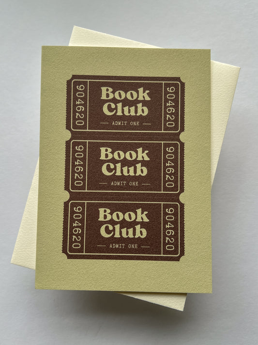 Kort Book Club Ticket