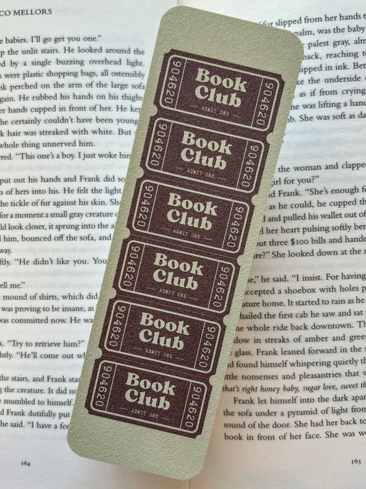 Bokmerke Book Club Ticket