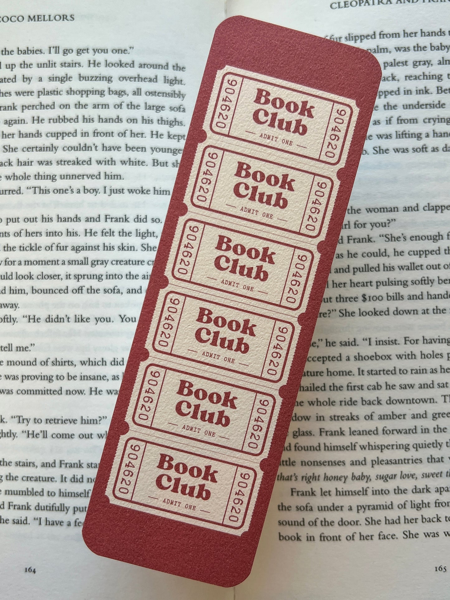 Bokmerke Book Club Ticket