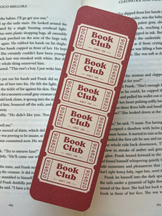Bokmerke Book Club Ticket