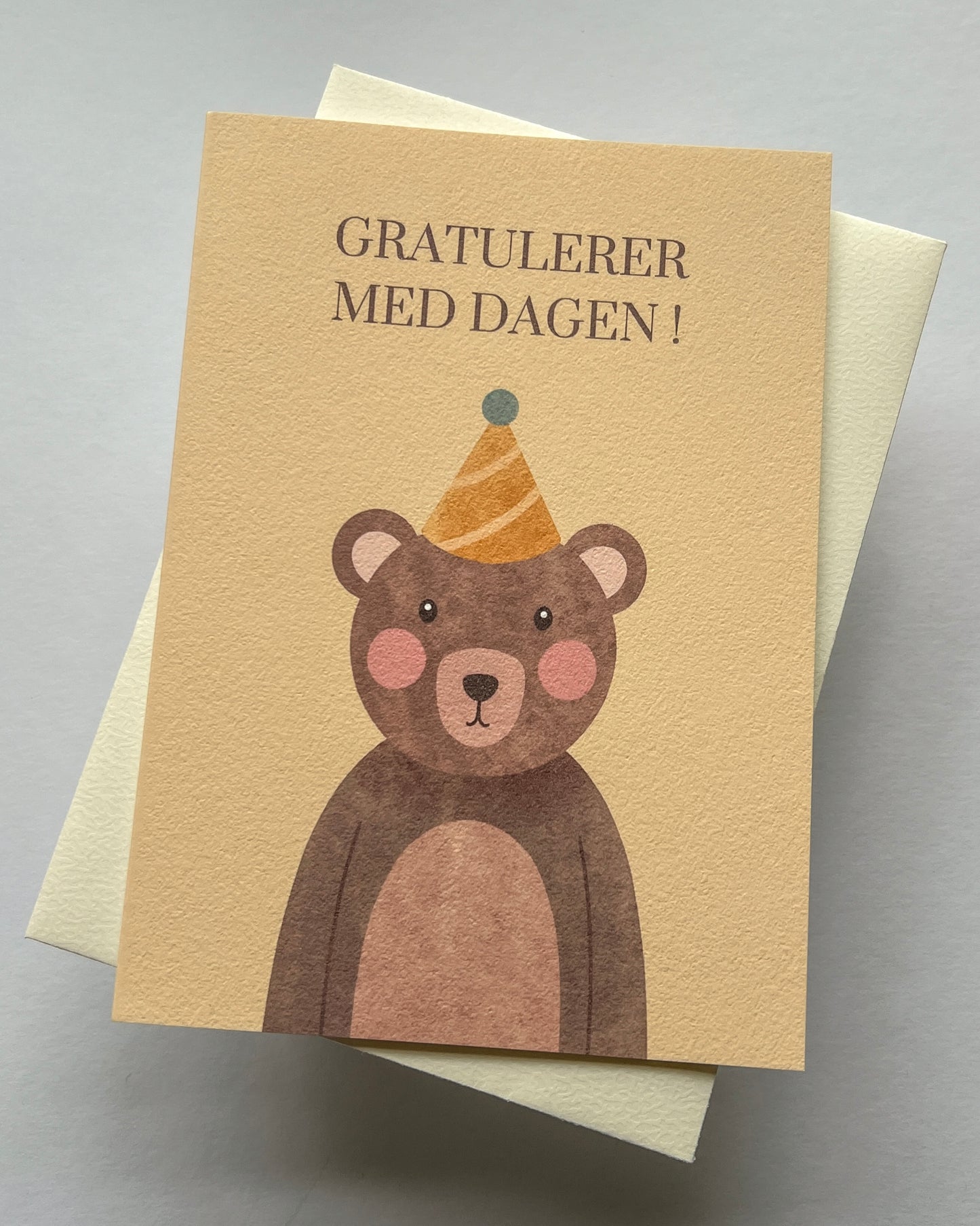 Kort Bursdagsbjørn