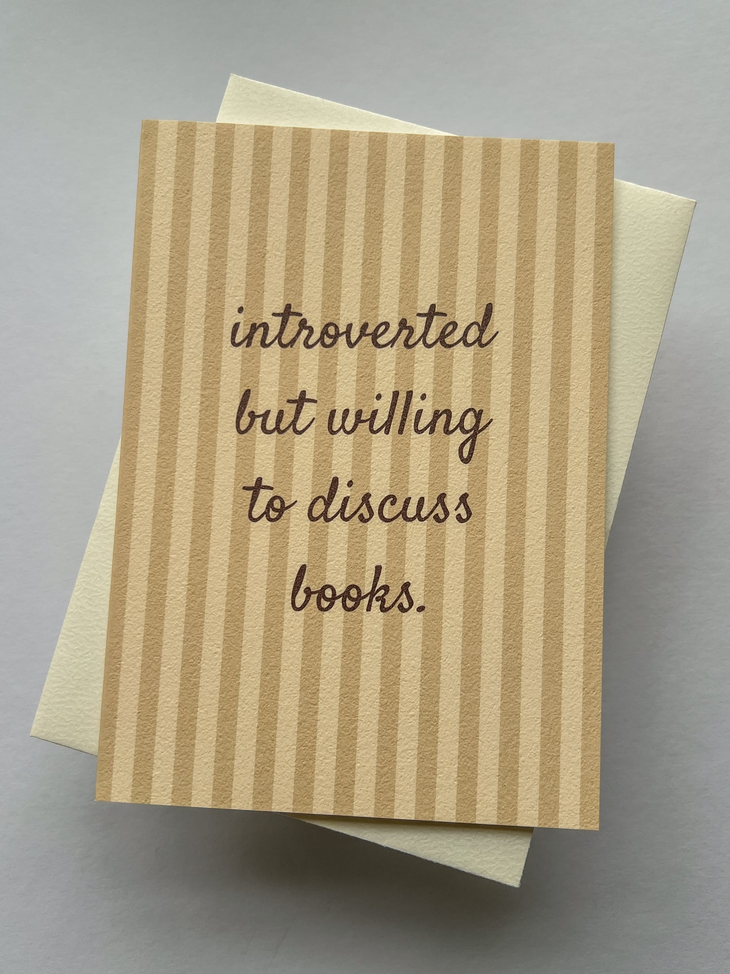 Kort Introverted Book Lover